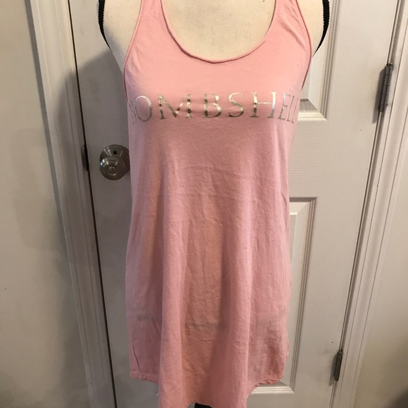 Victoria's Secret Other - 💝VS NEW RACER BACK SLEEP SHIRT..LETTERS ON FRONT
